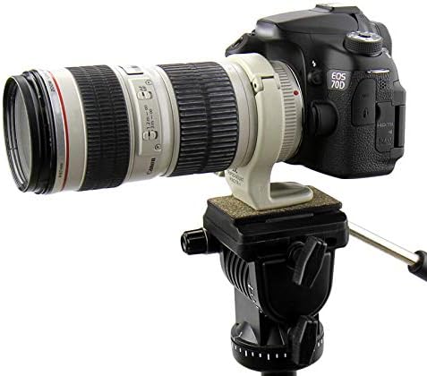 Lens Tripod Mount Ring Collar for Canon EF 70-200mm f/4L is II USM or EF 70-200mm f/4L & EF 70-200mm f/4L is Replaces Canon A-2 Durable ABS -White